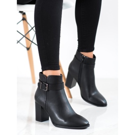 Sergio Leone Botas clássicas de salto alto preto 2 Sergio Leone Botas clássicas de salto alto preto 2