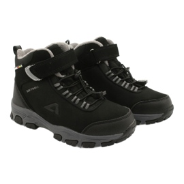 American Club Botas americanas softshell botas de inverno com membrana preto cinza 4