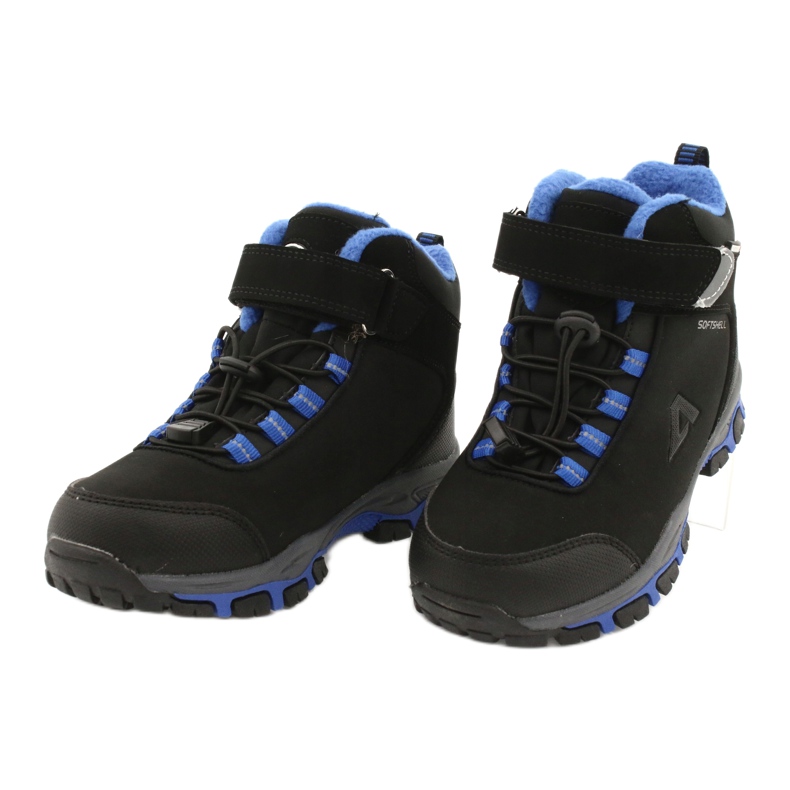 American Club Botas American Softshell botas impermeáveis ​​com membrana preto azul 2