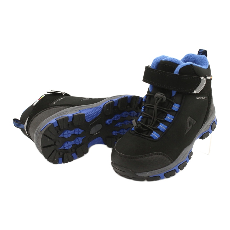 American Club Botas American Softshell botas impermeáveis com membrana preto azul 3 American Club Botas American Softshell botas impermeáveis com membrana preto azul 3