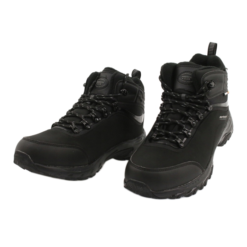 American Club Botas de trekking americanas Softshell com membrana preto 2 American Club Botas de trekking americanas Softshell com membrana preto 2