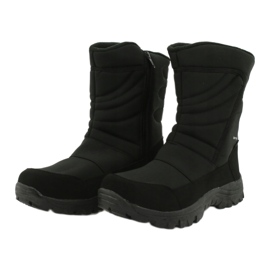 American Club Botas com membrana isolada com lã preto 2