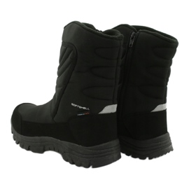American Club Botas com membrana isolada com lã preto 3