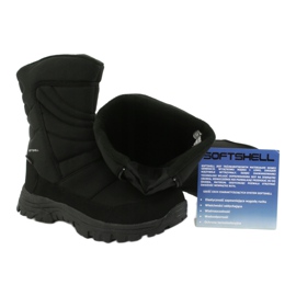 American Club Botas com membrana isolada com lã preto 5