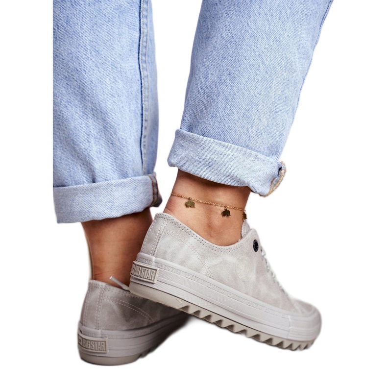 Tênis feminino Big Star Grey GG274075 cinza 2