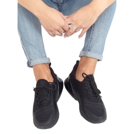 Sapatos esportivos pretos HY104 pretos 1