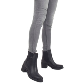 Botas Jodhpur pretas J19-85 pretas para mulheres preto 1