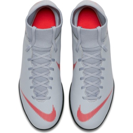 Chuteiras Nike Mercurial Superfly X 6 Club Tf AH7372 060 cinza cinza 1