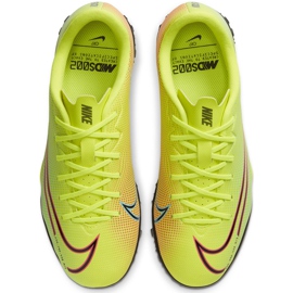 Chuteira Nike Mercurial Vapor 13 Academy Mds Tf Junior CJ1178 703 multicolorido amarelo 1