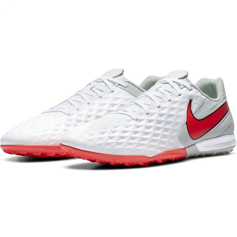 Chuteira de futebol Nike Tiempo Legend 8 Academy M Tf AT6100 163 branco 1