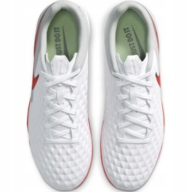 Chuteira de futebol Nike Tiempo Legend 8 Academy M Tf AT6100 163 branco 2