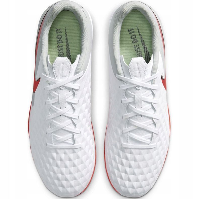 Chuteira de futebol Nike Tiempo Legend 8 Academy M Tf AT6100 163 branco 2