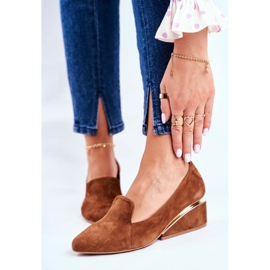 Exquisite Brogues feminino requintado marrom 1205 castanho 1