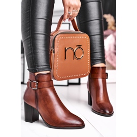 Botas femininas de salto alto Sergio Leone Brown BT509 marrom 2