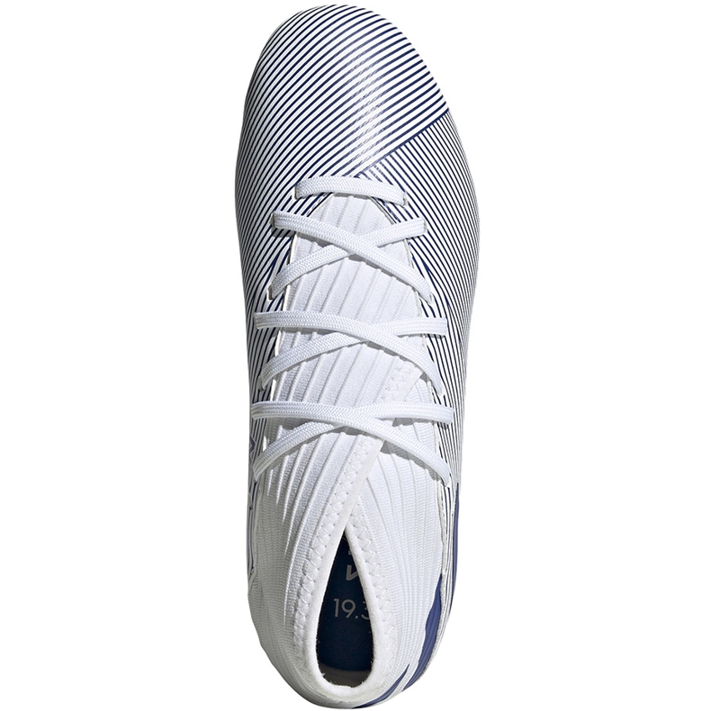 As chuteiras adidas Nemeziz 19.3 Fg Jr EG7245 cinza prata 1