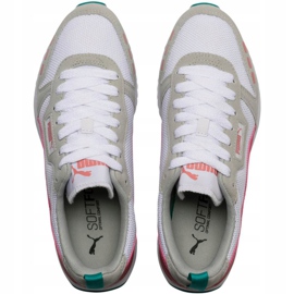 Sapatos femininos Puma R78 W 373117 12 bege branco laranja rosa verde 2