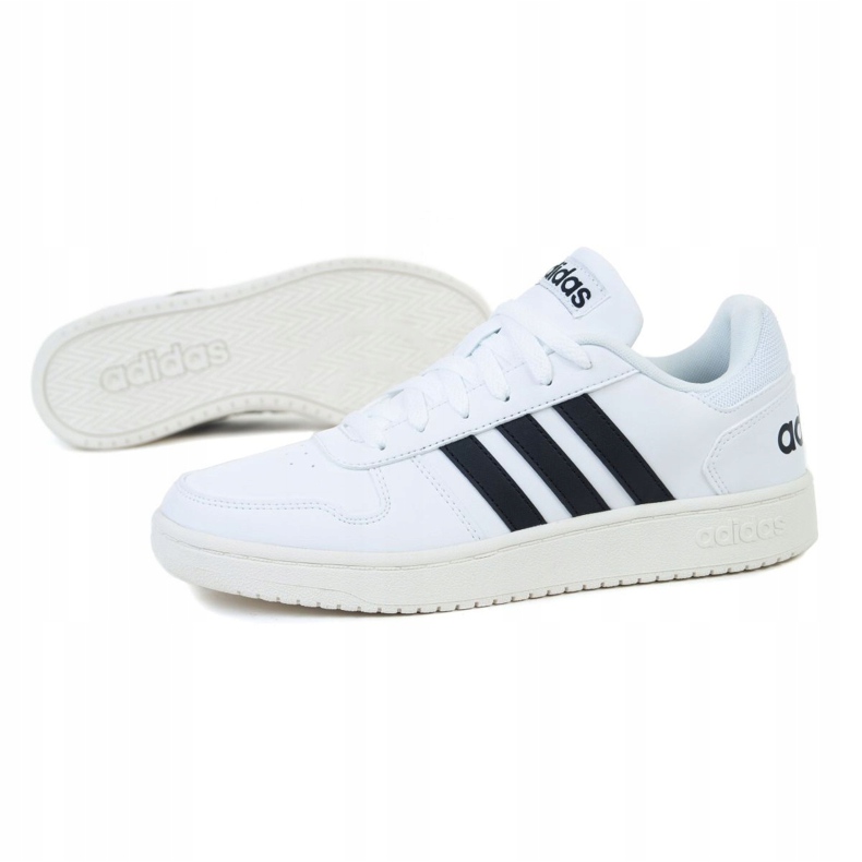 Adidas Hoops 2.0 M EG3970 branco preto 1