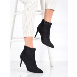 Sweet Shoes Botas de camurça sexy preto 2