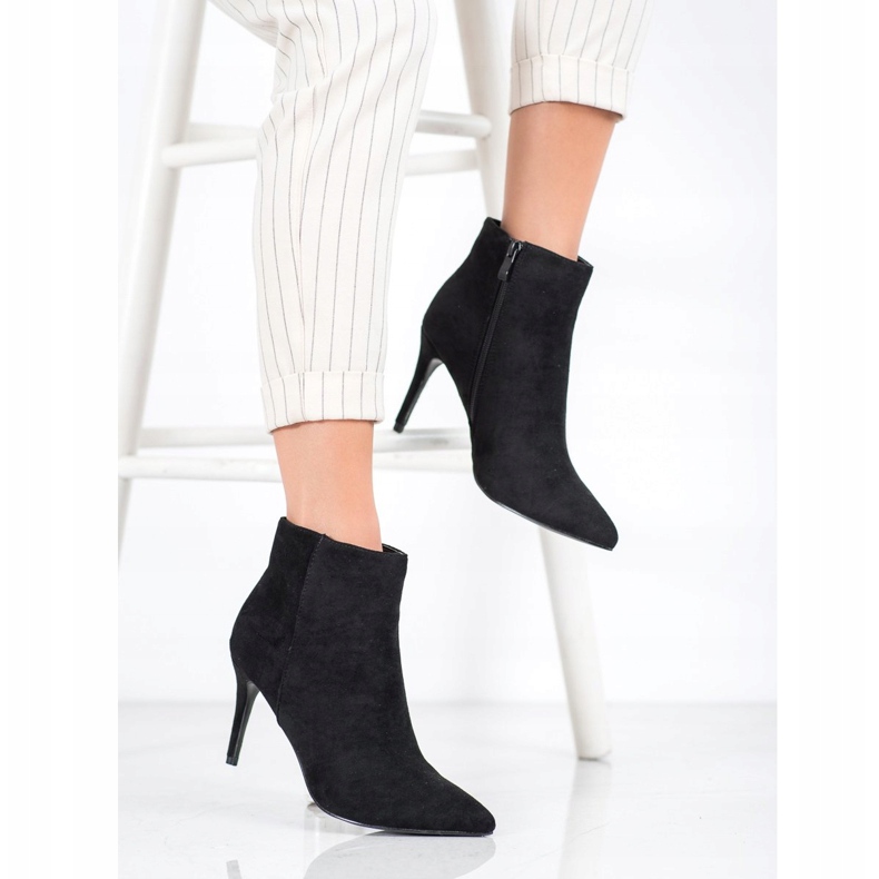 Sweet Shoes Botas de camurça sexy preto 2