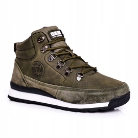 Sapatos de trekking femininos Big Star Khaki GG274617 cinza verde 1