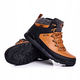 Sapatos de trekking femininos Big Star Camel GG274619 preto amarelo 2