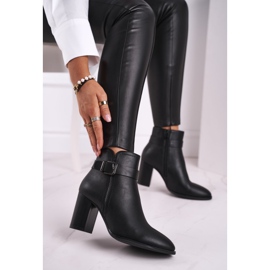 Botas femininas de salto alto Sergio Leone pretas BT509 preto 1
