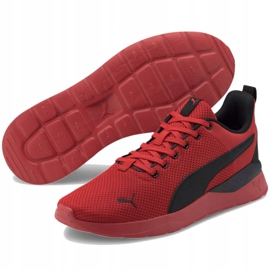 Puma Anzarun Lite M 371128 11 sapatos preto vermelho 1 Puma Anzarun Lite M 371128 11 sapatos preto vermelho 1