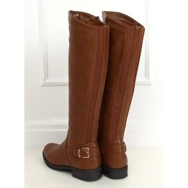 Botas camelo feminino H9208 Camel marrom 2