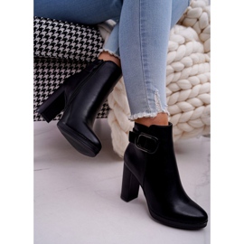 SEA Botas femininas de salto alto Black Mastor preto 2