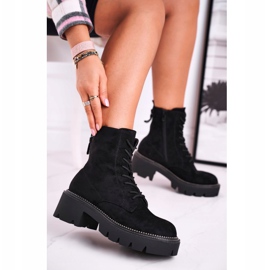 PS1 Botas femininas camurça preta Malaui preto 1