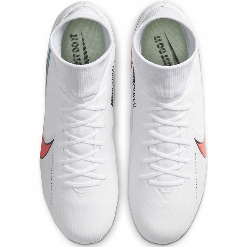 Chuteira Nike Mercurial Superfly 7 Academy FG / MG AT7946 163 futebol branco branco 1