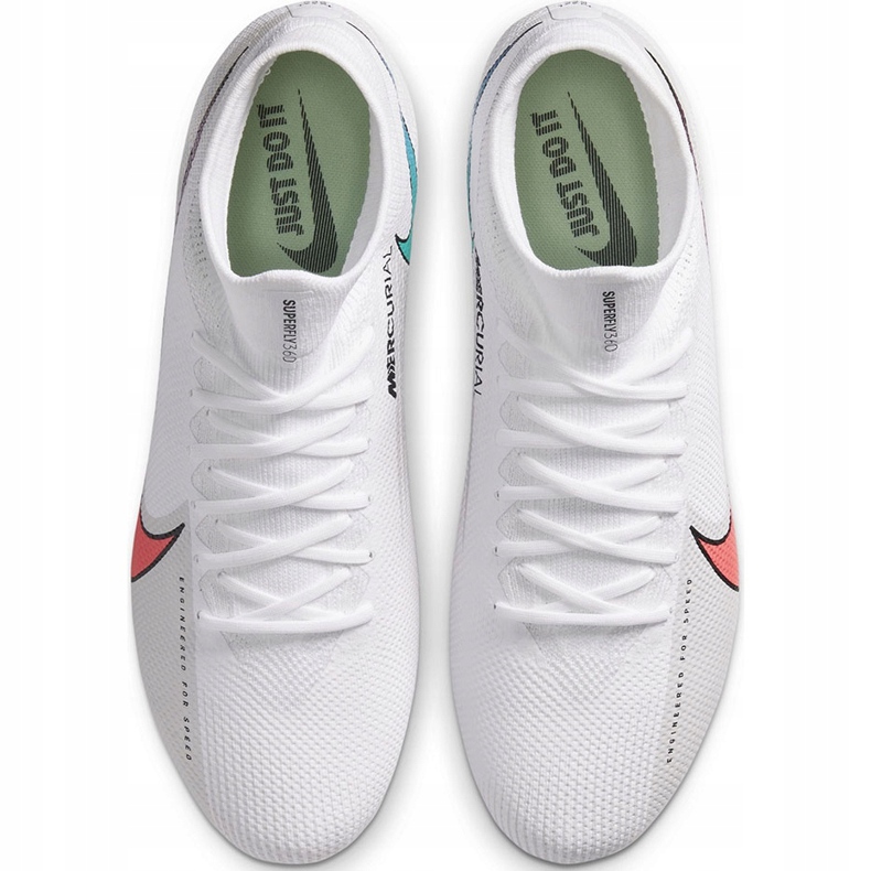 Chuteira Nike Mercurial Superfly 7 Pro Fg AT5382 163 branco branco 1