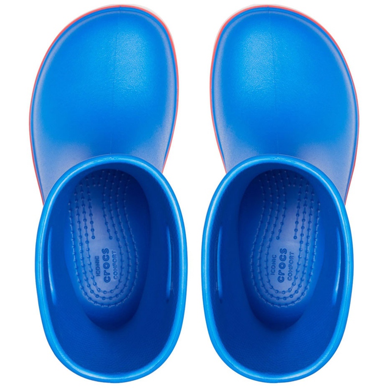 Botas de chuva Crocs para crianças Bota de chuva Crocband Kids azul 205827 4KD 1