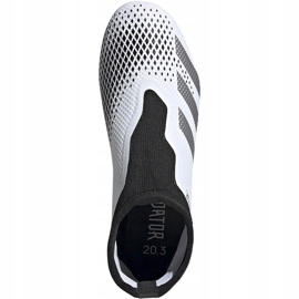 Chuteiras Adidas Predator 20.3 Ll Fg FW9198 branco branco 1