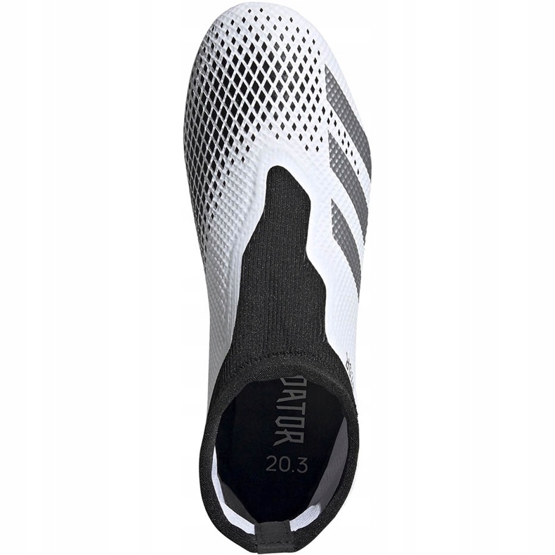 Chuteiras Adidas Predator 20.3 Ll Fg FW9198 branco branco 1