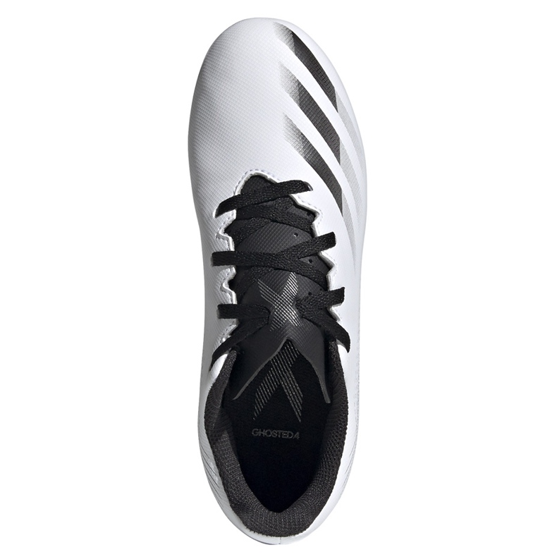 Chuteiras Adidas X GHOSTED.4 FxG Junior FW6798 branco branco 1
