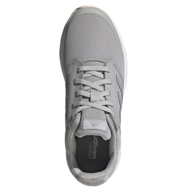 Tênis de corrida feminino adidas Galaxy 5 cinza claro FW6122 1