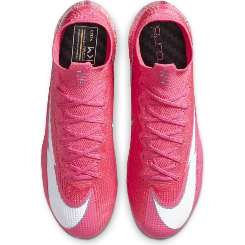 Chuteiras Nike Mercurial Superfly 7 Elite Km Fg DB5604 611 rosa rosa 1