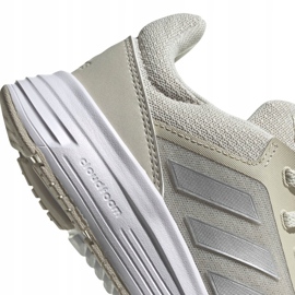 Tênis de corrida feminino adidas Galaxy 5 bege claro FW6121 1
