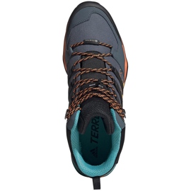 Sapatos masculinos Adidas Terrex Swift cinza-laranja-azul FV6840 multicolorido 1