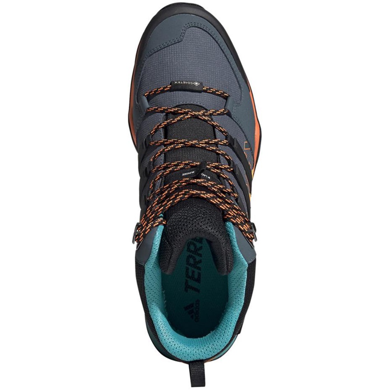 Sapatos masculinos Adidas Terrex Swift cinza-laranja-azul FV6840 multicolorido 1