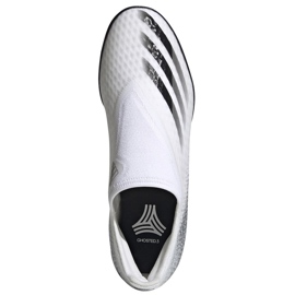 Chuteiras Adidas X GHOSTED.3 Ll Tf EG8158 branco branco 1