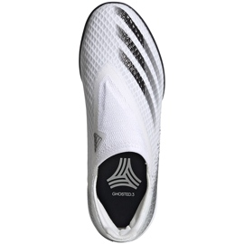 Chuteiras Adidas X GHOSTED.3 Ll Tf Junior EG8150 ['branco'] branco 1