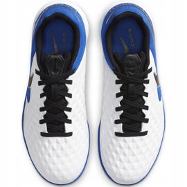 Chuteiras Nike Tiempo Legend 8 Academy Ic Junior AT5735 104 branco 1