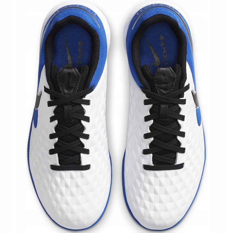Chuteiras Nike Tiempo Legend 8 Academy Ic Junior AT5735 104 branco 1