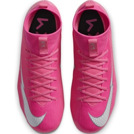 Chuteiras Nike Mercurial Superfly 7 Academy Km FG / MG Junior DB5609 611 rosa rosa 1