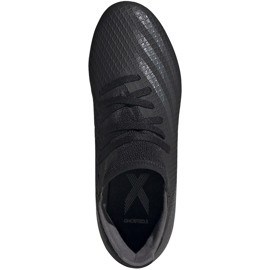 Chuteiras Adidas X GHOSTED.3 Fg Junior FW3545 preto preto 1