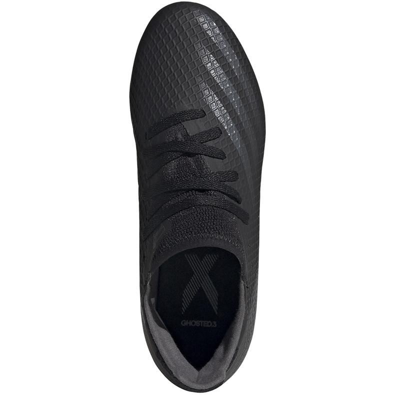 Chuteiras Adidas X GHOSTED.3 Fg Junior FW3545 preto preto 1