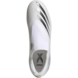 Chuteiras Adidas X GHOSTED.3 Ll Fg EG8165 branco branco 1
