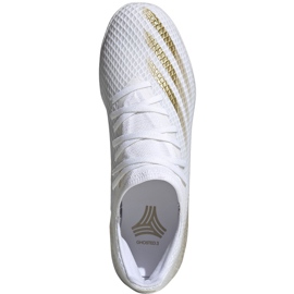 Chuteiras Adidas X GHOSTED.3 Em EG8204 branco, dourado dourado 1